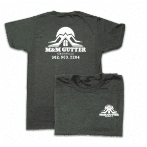 Mm Gutters Lexington Ky Merchandise Drk Gray Shirt